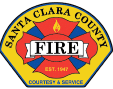 Santa Clara County Fire Logo Est. 1947, Courtesy & Service